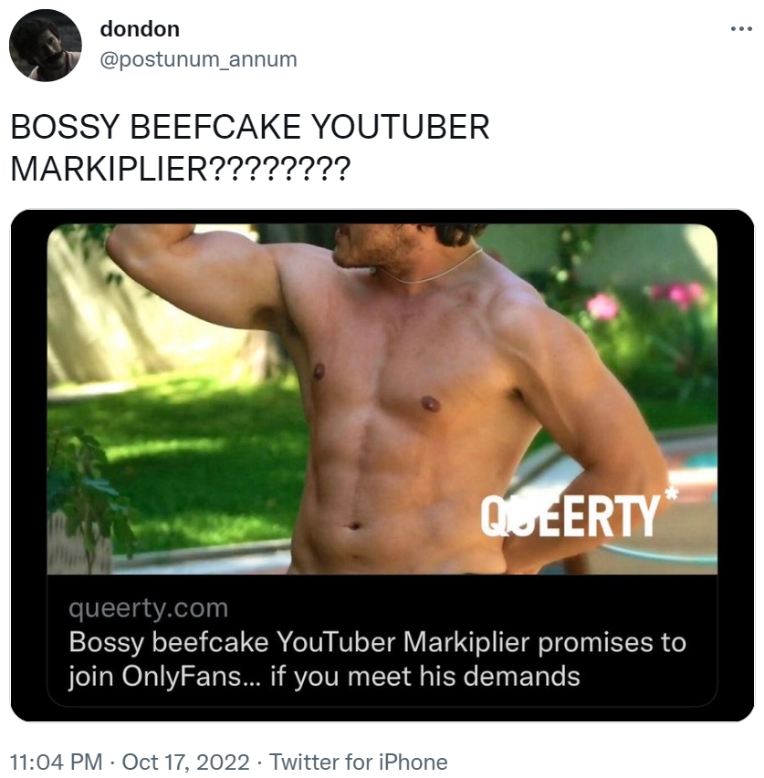 Markiplier Onlyfans Dick