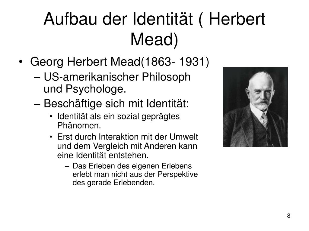 The Following Reflects Herbert Mead's