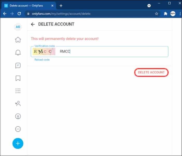 How To Delete A Onlyfans Account